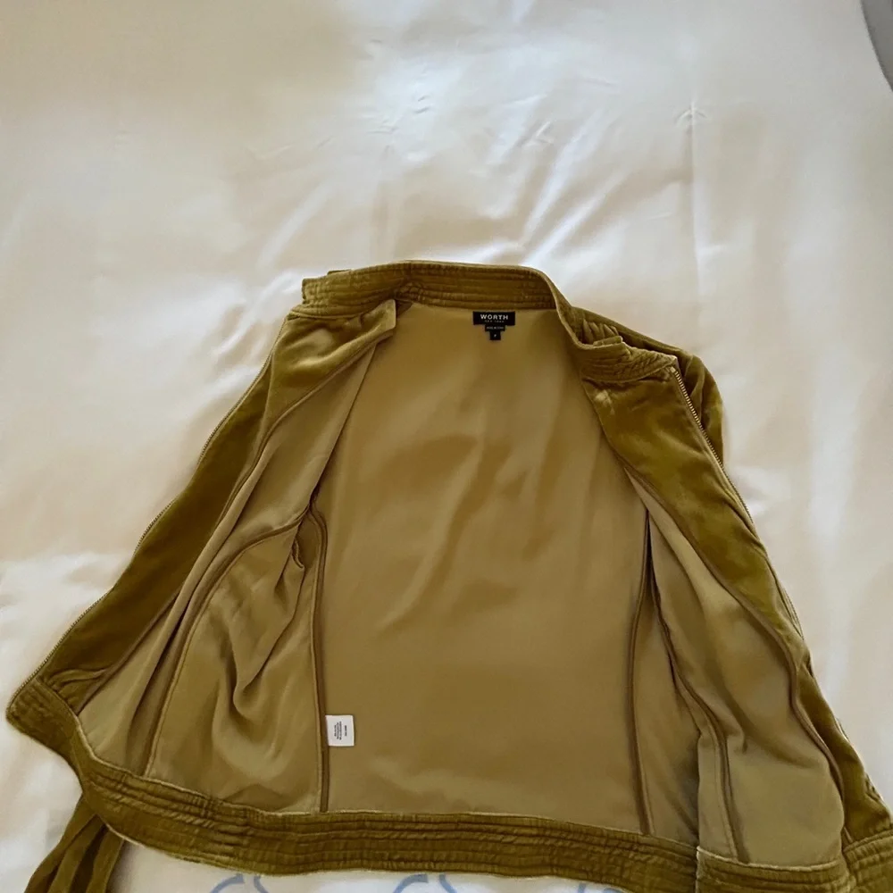 Worth Velvet Jacket Size P - Picture 3 of 6